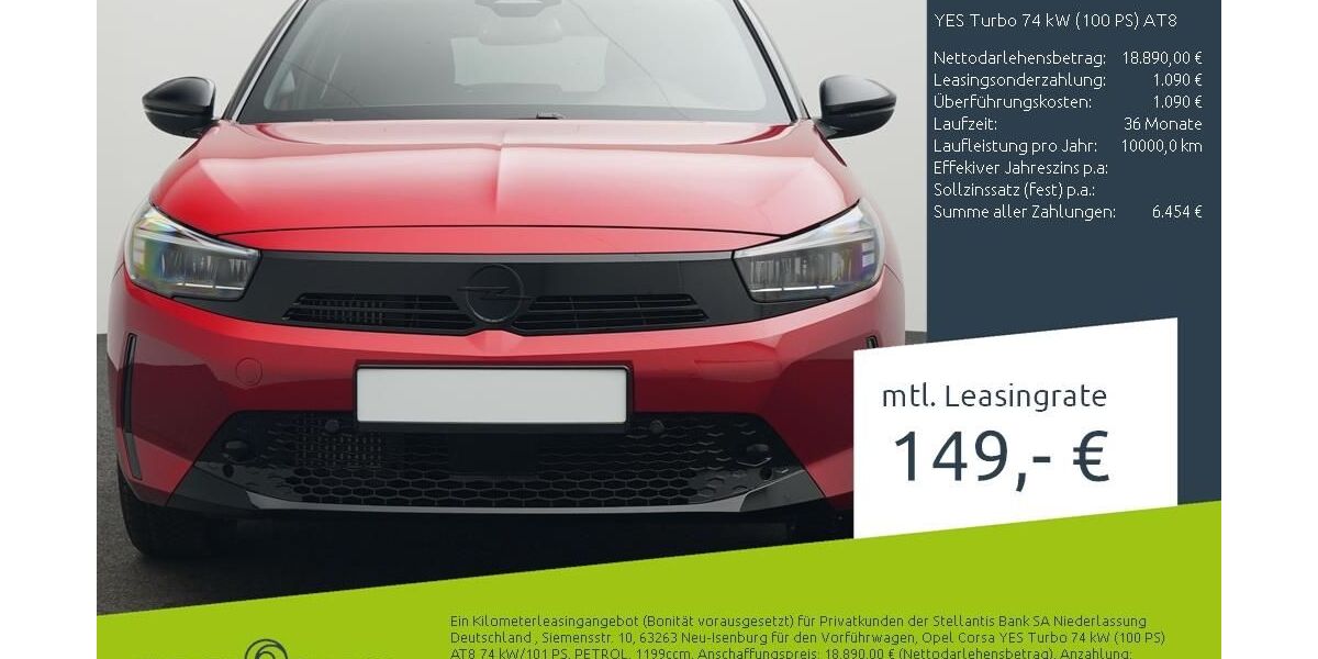 Opel Corsa 5.859 km 17.898 &euro; Dülmen 48249