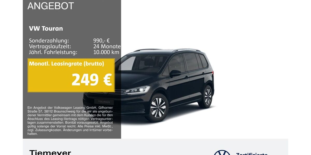 VW Touran 24.974 km 31.690 &euro; Bochum 44892