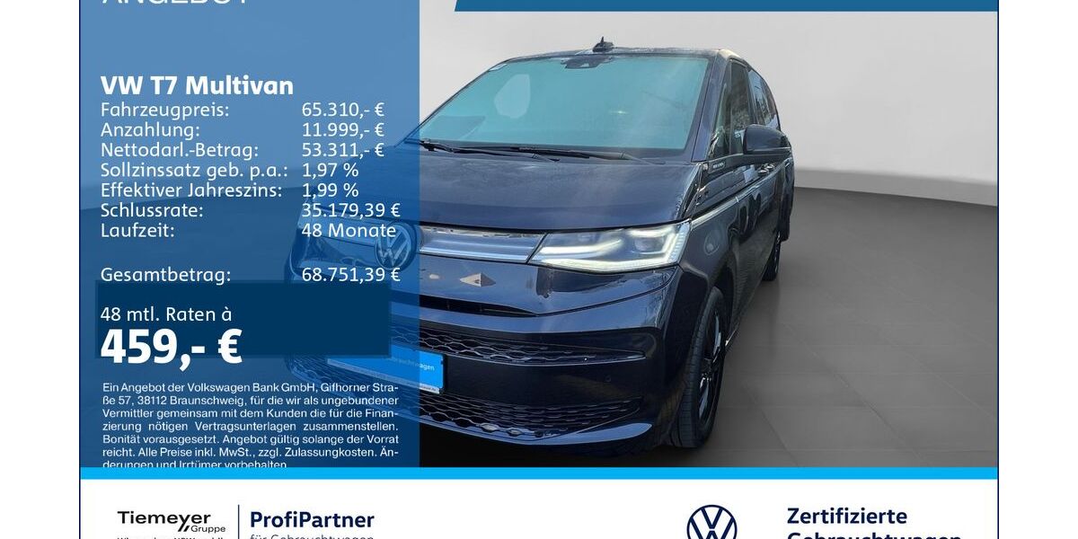 VW T7 Multivan 24.281 km 64.650 &euro; Recklinghausen 45663