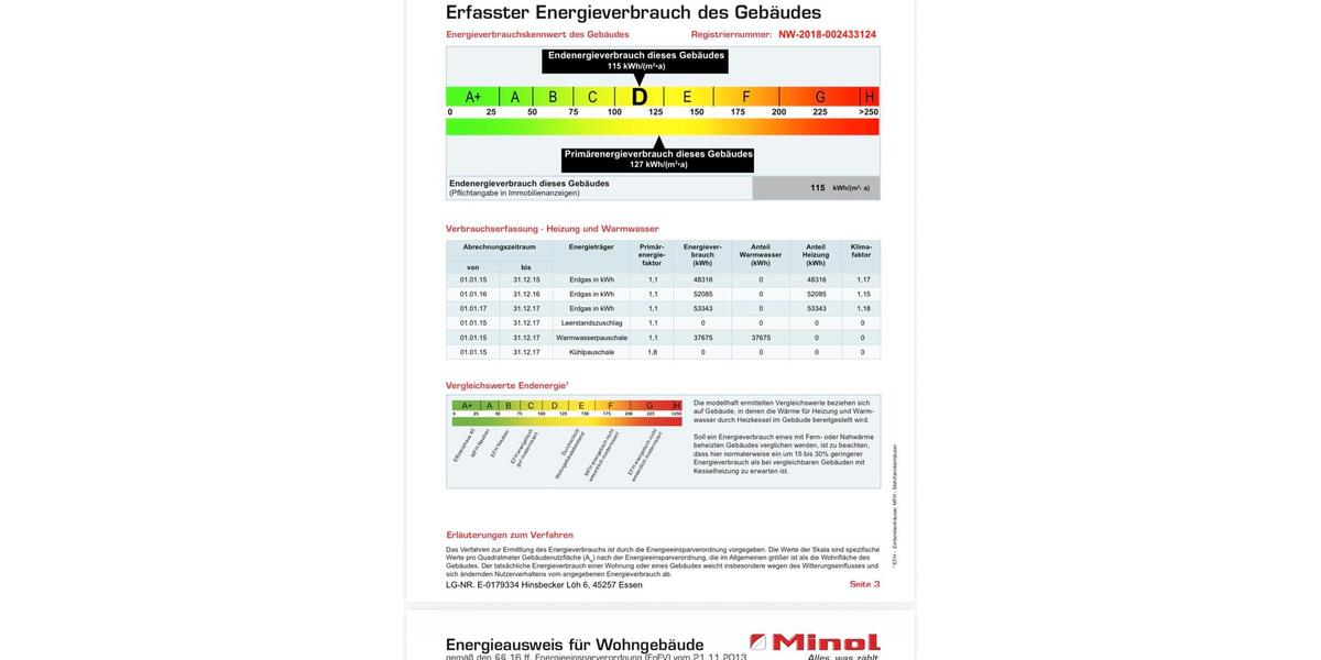 Erdgeschoßwohnung Essen Stadtbezirk VIII - 375 Zimmer, 82 m&sup2;, 137.000&euro; | Angebot:25614573