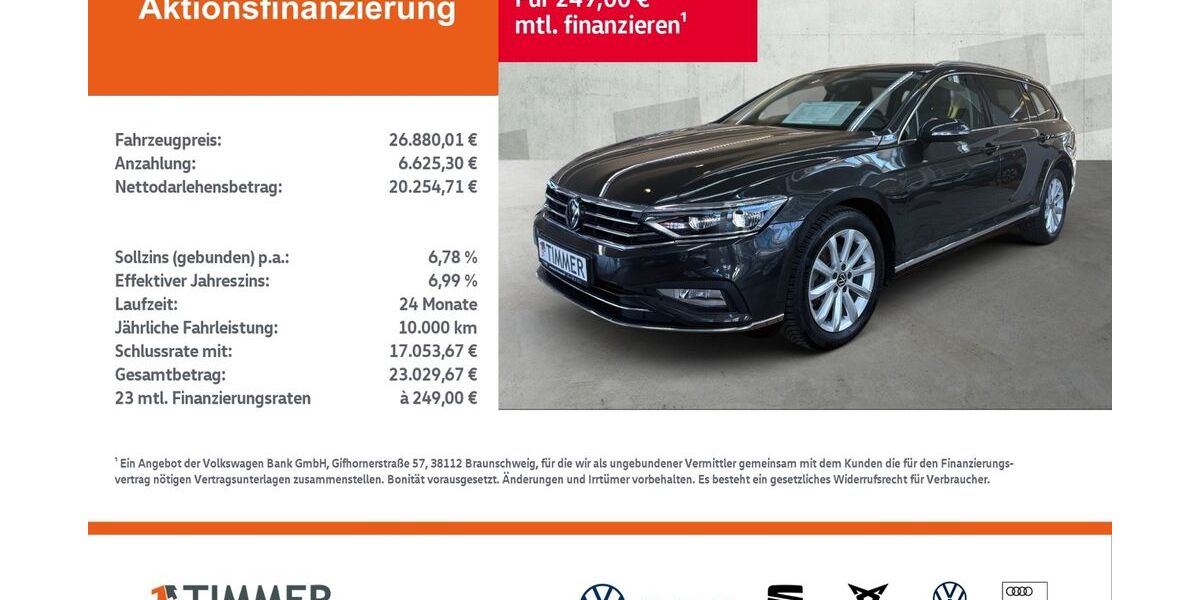 VW Passat Variant 80.620 km 26.880 &euro; Dülmen 48249