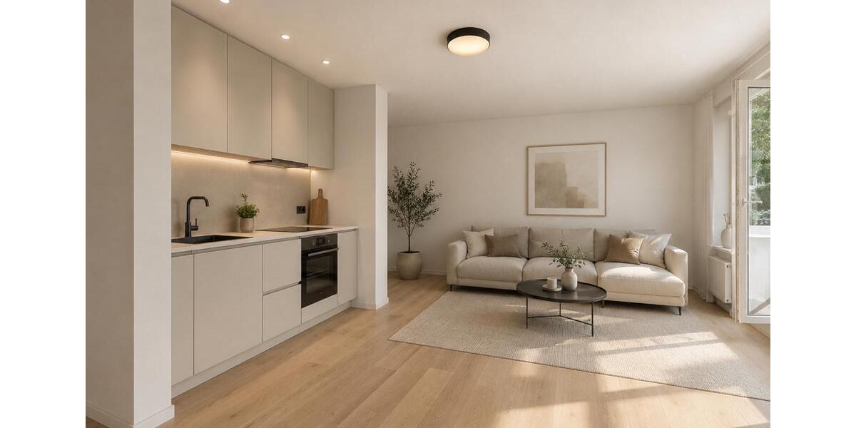 Etagenwohnung Gelsenkirchen Erle - 1.5 Zimmer, 49 m&sup2;, 670&euro; | Angebot:26676297