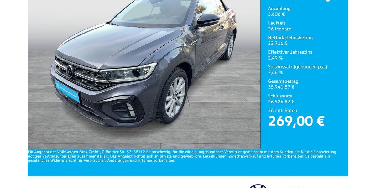 VW T-Roc 3.122 km 37.888 &euro; Dortmund 44141