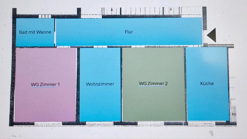 Etagenwohnung Oberhausen - 3 Zimmer, 54 m&sup2;, 425&euro; | Angebot:25641579