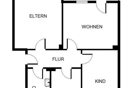 Wohnung Gelsenkirchen Scholven - 3 Zimmer, 57 m&sup2;, 429&euro; | Angebot:26149932