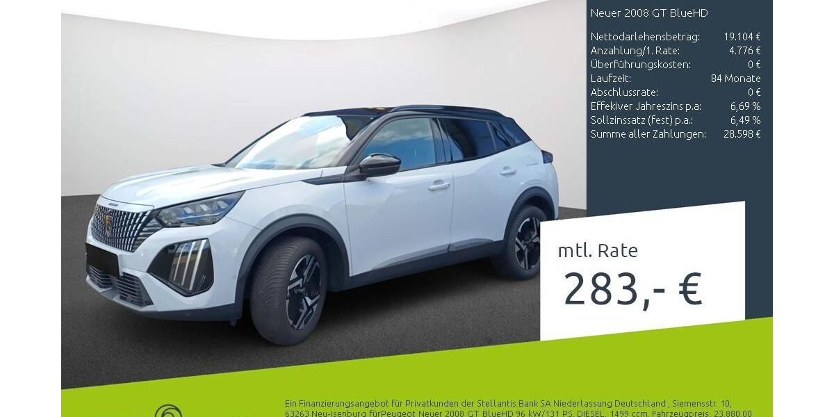 Peugeot 2008 60.447 km 23.330 &euro; Dülmen 48249