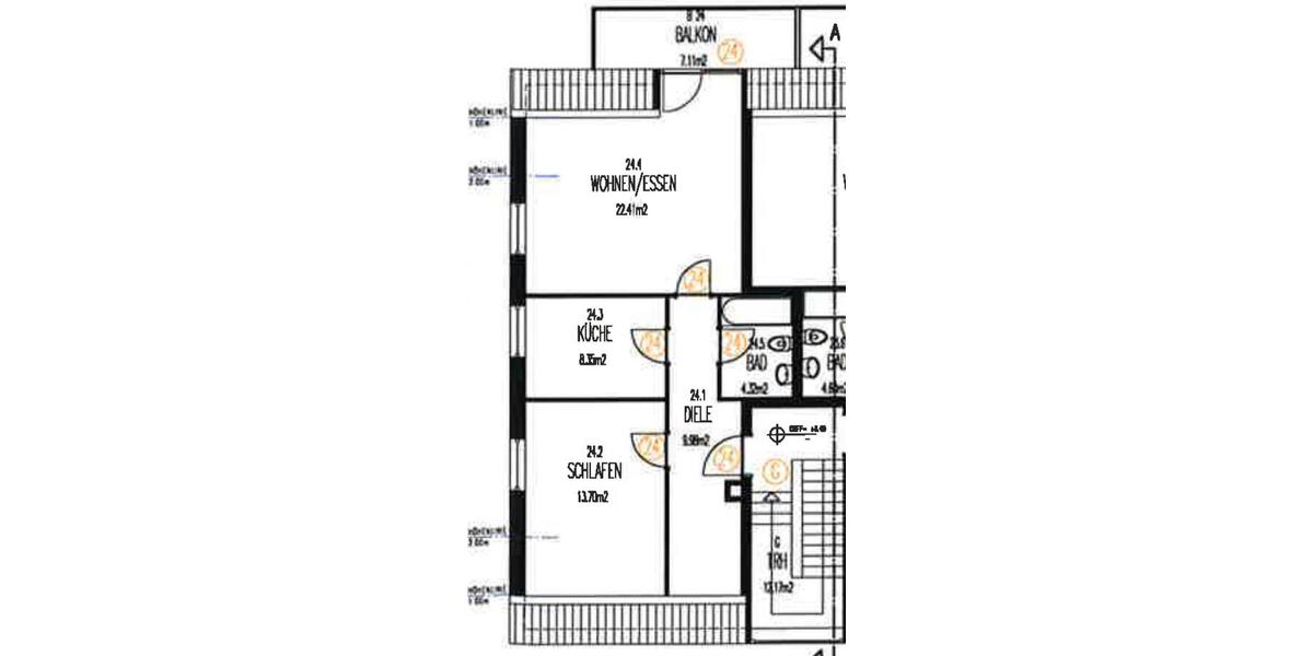 Dachgeschoßwohnung Schermbeck - 2.5 Zimmer, 62 m&sup2;, 450&euro; | Angebot:26646847