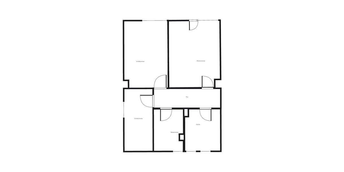 Etagenwohnung Bochum Bochum-Mitte - 3 Zimmer, 59 m&sup2;, 554&euro; | Angebot:25880795