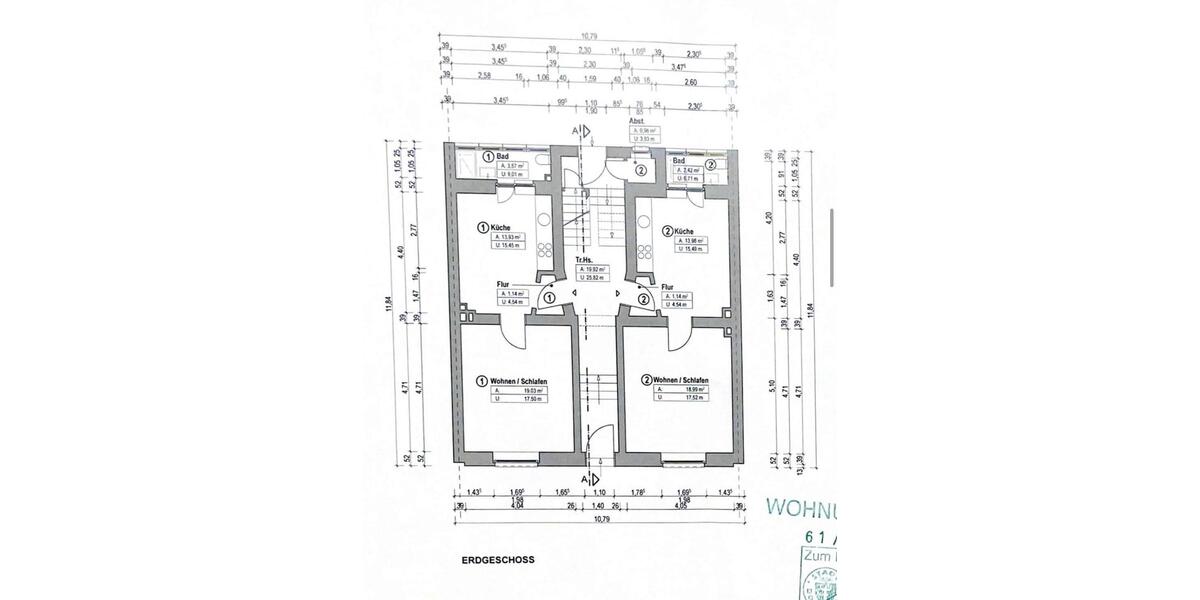 Erdgeschoßwohnung Dortmund Innenstadt West - 2 Zimmer, 38 m&sup2;, 92.000&euro; | Angebot:26048375