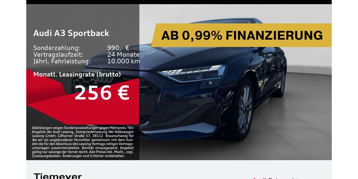 Audi A3 2.983 km 35.590 &euro; Oberhausen 46047