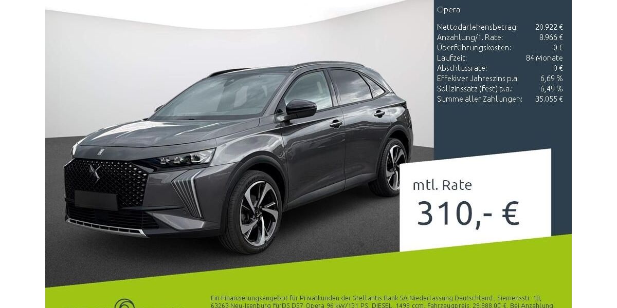 DS Automobiles DS7 (Crossback) 38.021 km 29.888 &euro; Dülmen 48249