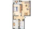 Etagenwohnung Castrop-Rauxel Bladenhorst - 2 Zimmer, 53 m&sup2;, 449&euro; | Angebot:26619409