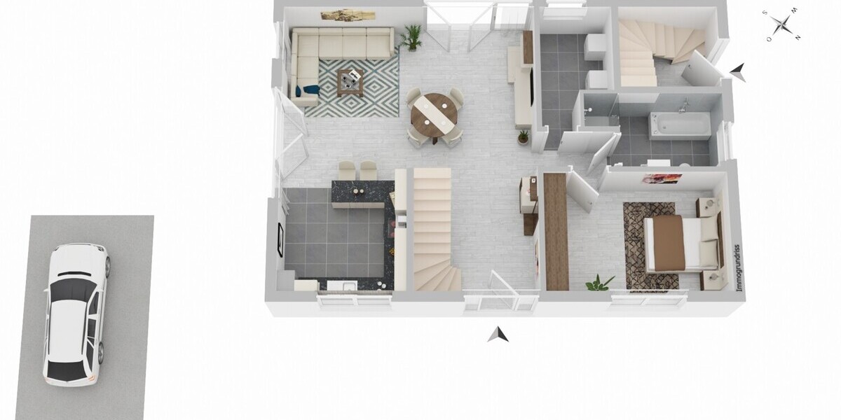 Attraktives Zweifamilienhaus in Olfen–modern, nachhaltig und mit KfW 40+ Standard - Zweifamilienhaus Olfen | Angebot:23089639