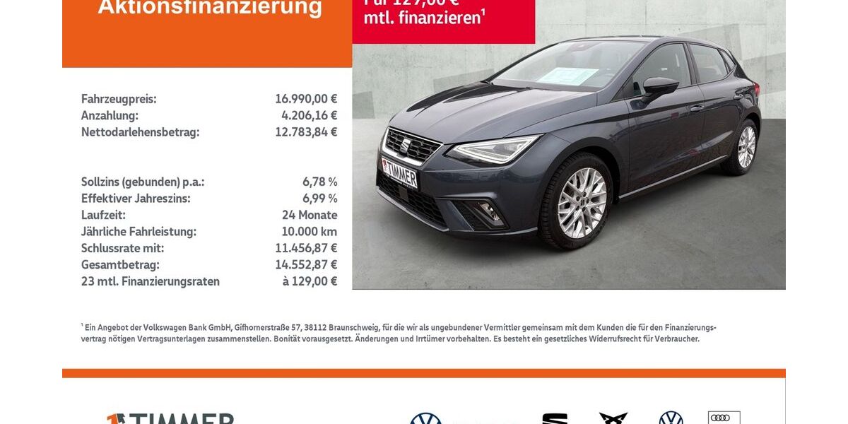 Seat Ibiza 35.101 km 16.990 &euro; Dülmen 48249