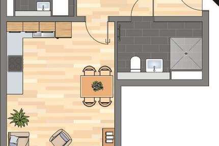 Wohnung Essen Südviertel - 3 Zimmer, 81 m&sup2;, 1.019&euro; | Angebot:26306645