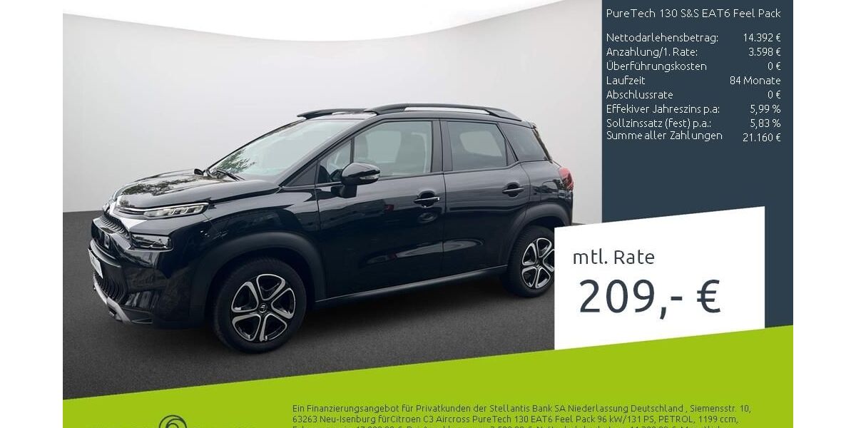Citroen C3 Aircross 23.277 km 17.899 &euro; Dülmen 48249