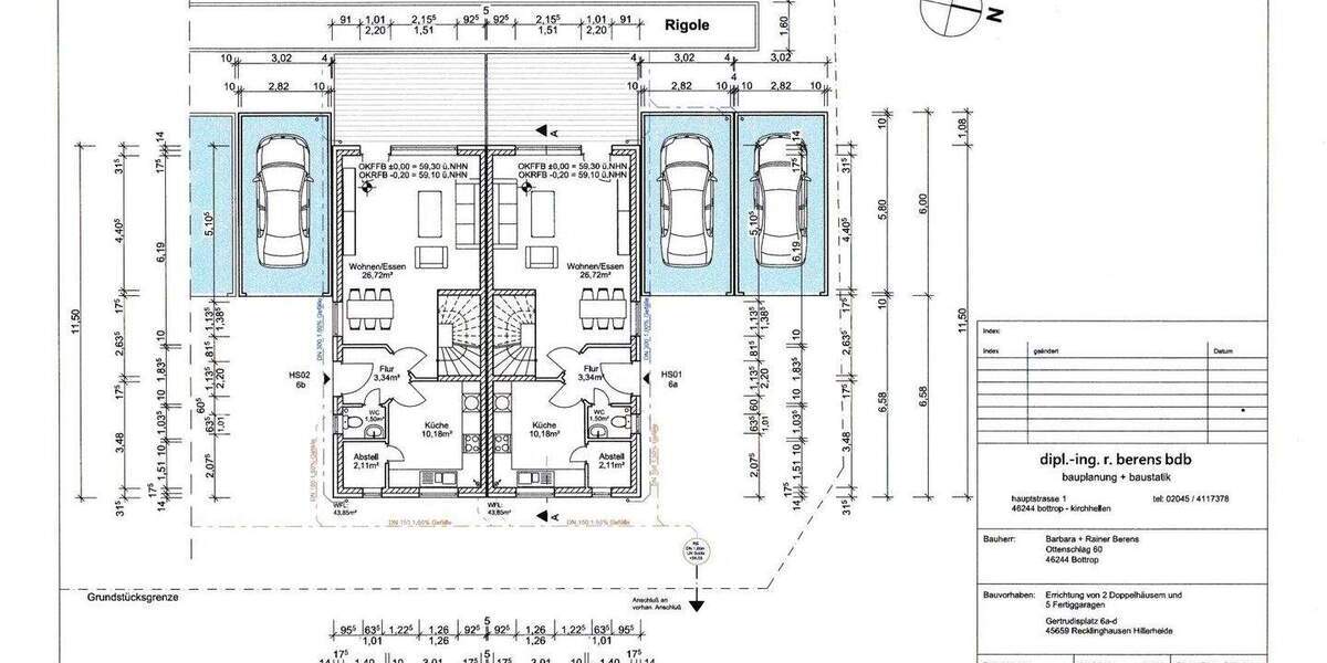 Doppelhaushälfte Recklinghausen Hillerheide - 4 Zimmer, 117 m&sup2;, 396.000&euro; | Angebot:25769248