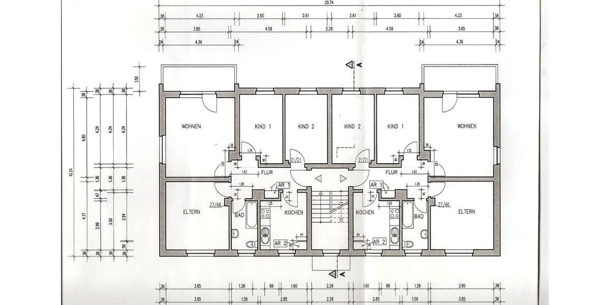 Etagenwohnung Gelsenkirchen Gelsenkirchen-Nord - 4 Zimmer, 82 m&sup2;, 650&euro; | Angebot:26662705