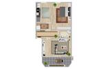 Etagenwohnung Herne Wanne-Bickern - 2 Zimmer, 68 m&sup2;, 520&euro; | Angebot:26491215