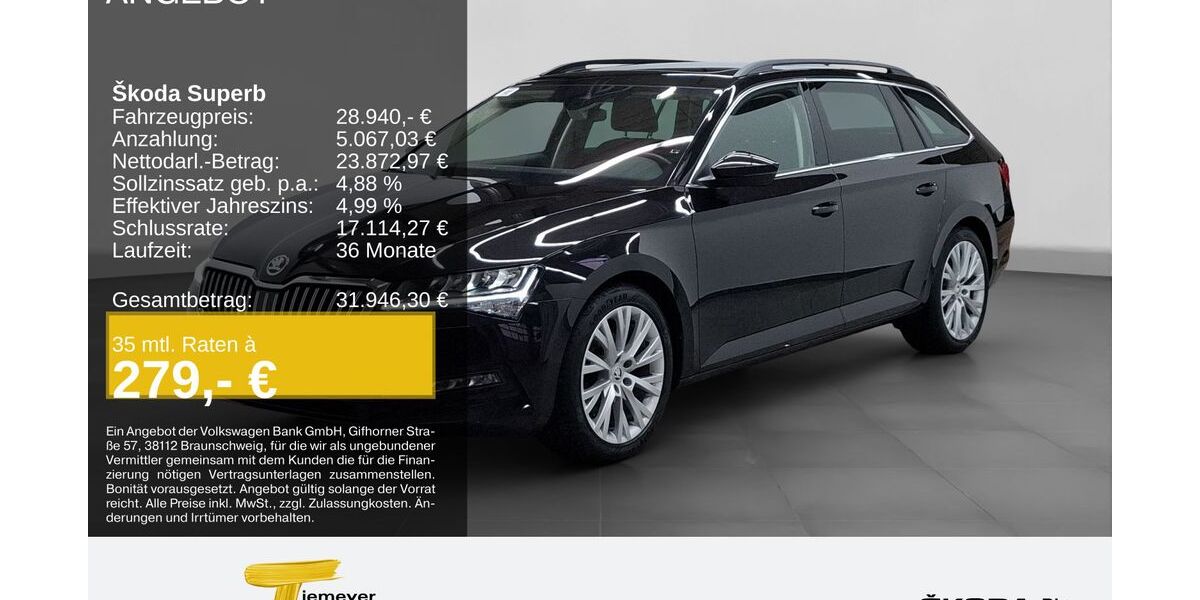 Skoda Superb 55.547 km 28.870 &euro; Bochum 44809