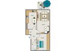Erdgeschoßwohnung Essen Stadtbezirk VI - 2.5 Zimmer, 55 m&sup2;, 475&euro; | Angebot:25770306