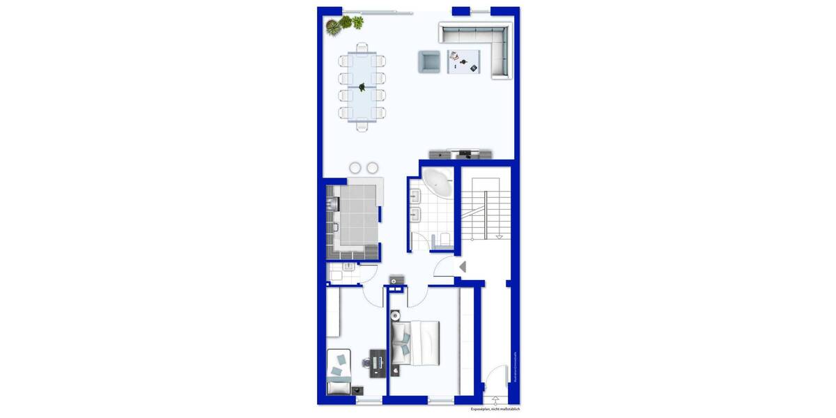 Etagenwohnung Essen Rüttenscheid - 3 Zimmer, 109 m&sup2;, 450.000&euro; | Angebot:25997749