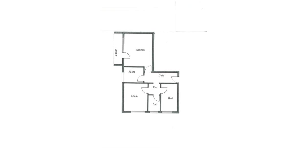 Etagenwohnung Oberhausen Schmachtendorf - 3 Zimmer, 68 m&sup2;, 748&euro; | Angebot:26250311