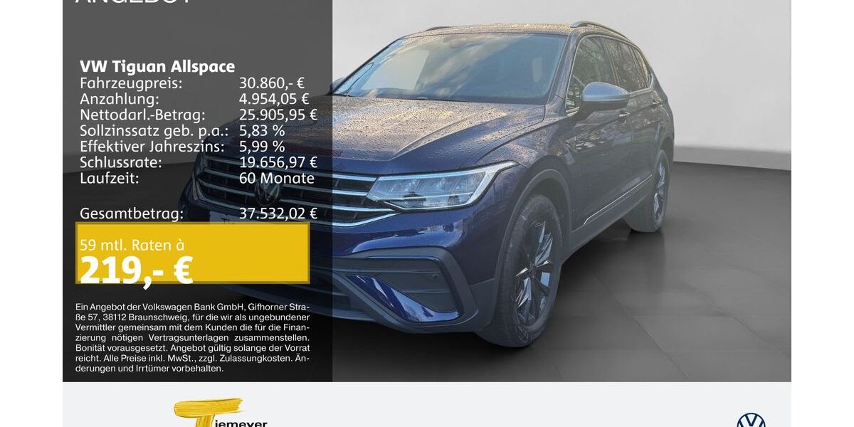 VW Tiguan Allspace 25.851 km 30.860 &euro; Recklinghausen 45663