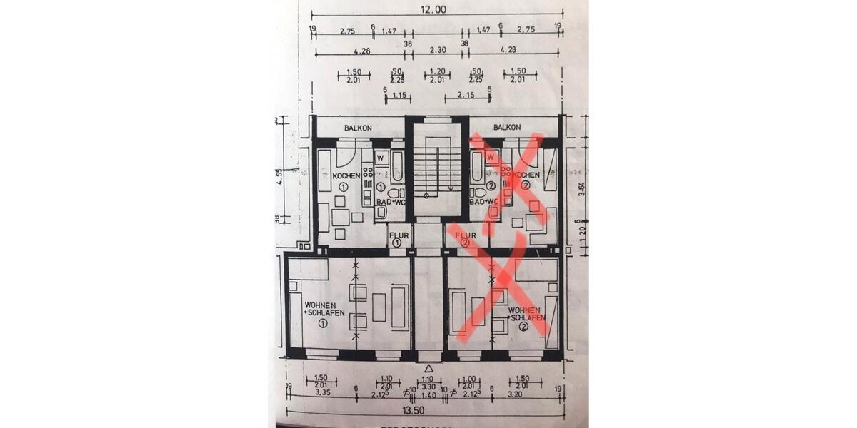 Erdgeschoßwohnung Dortmund Innenstadt Nord - 2.5 Zimmer, 47 m&sup2;, 119.000&euro; | Angebot:26728344