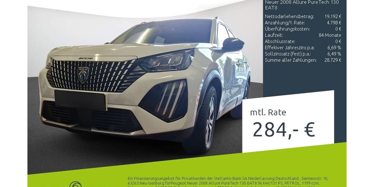 Peugeot 2008 20.405 km 23.235 &euro; Dülmen 48249