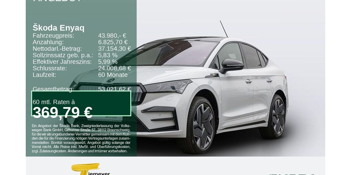 Skoda Enyaq 17.939 km 43.690 &euro; Bochum 44809