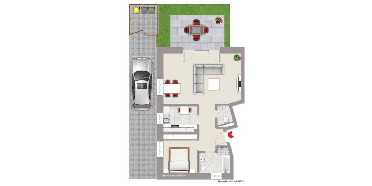 Etagenwohnung Mülheim Styrum - 2 Zimmer, 79 m&sup2;, 274.000&euro; | Angebot:26607909