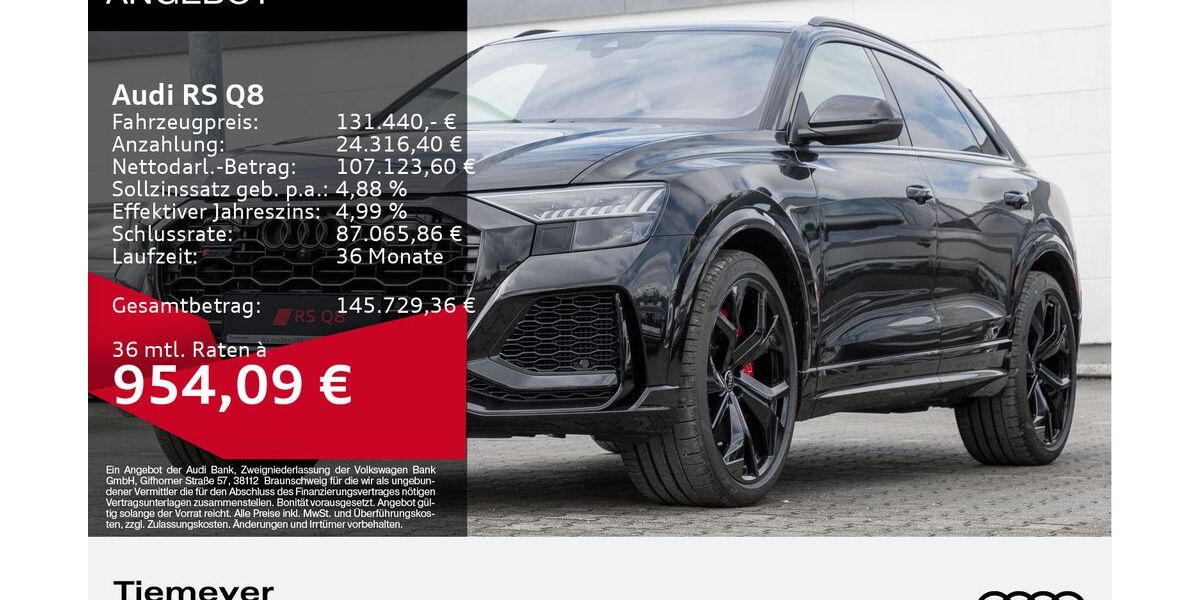 Audi RSQ8 3.755 km 131.440 &euro; Oberhausen 46047