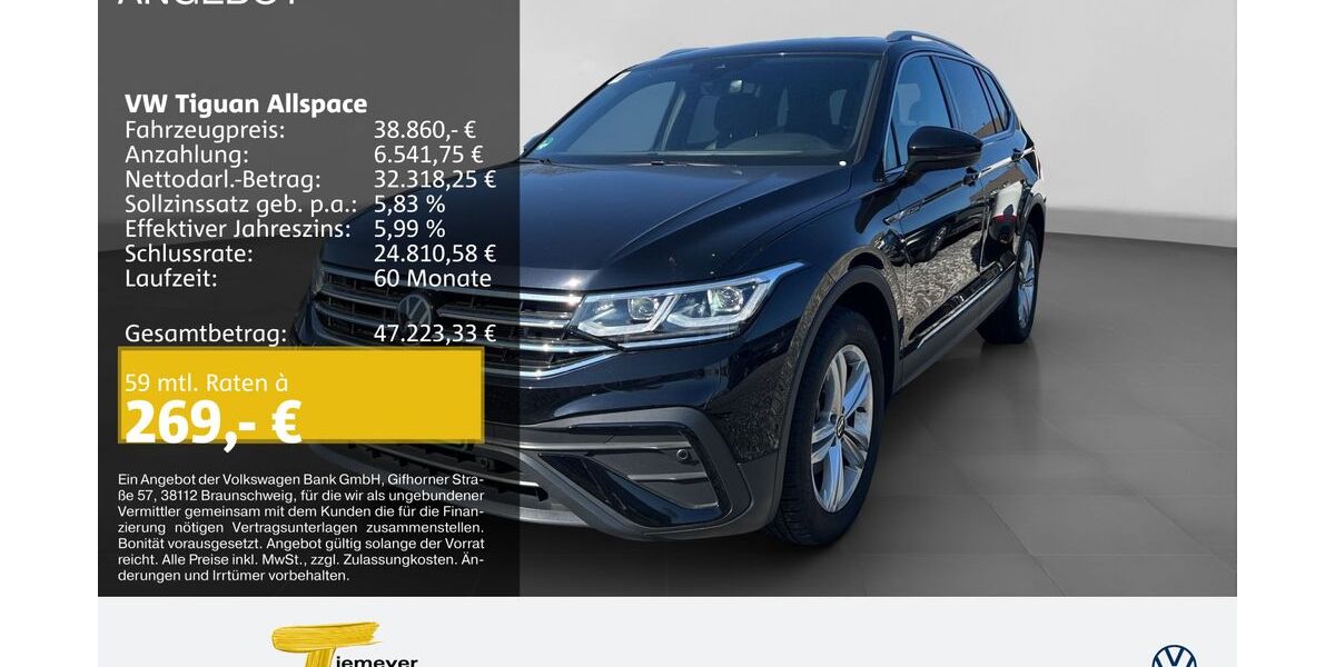VW Tiguan Allspace 13.675 km 38.860 &euro; Recklinghausen 45663
