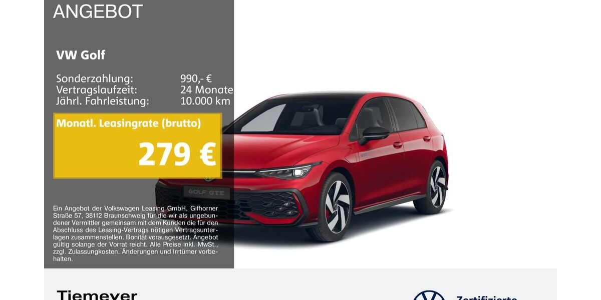 VW Golf 5.967 km 36.240 &euro; Bochum 44892