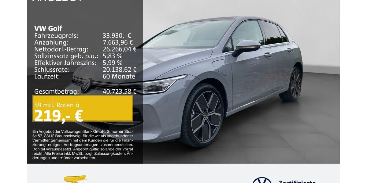 VW Golf 14.900 km 31.980 &euro; Dorsten 46282