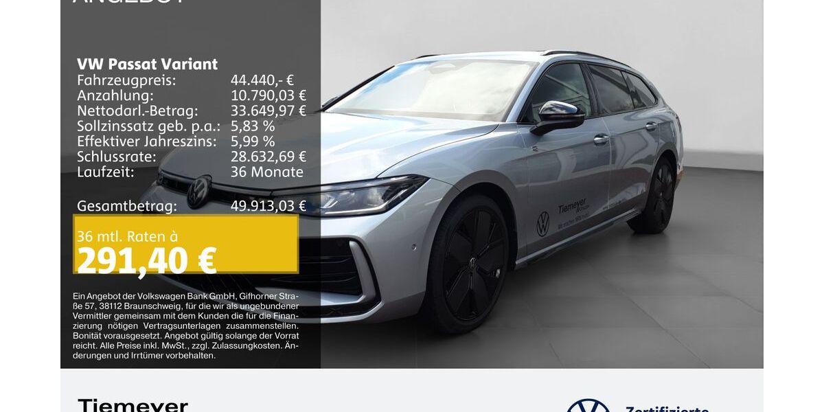 VW Passat Variant 2.998 km 42.440 &euro; Bochum 44892
