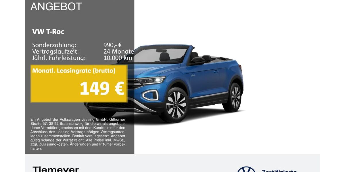 VW T-Roc 17.969 km 23.160 &euro; Bochum 44892