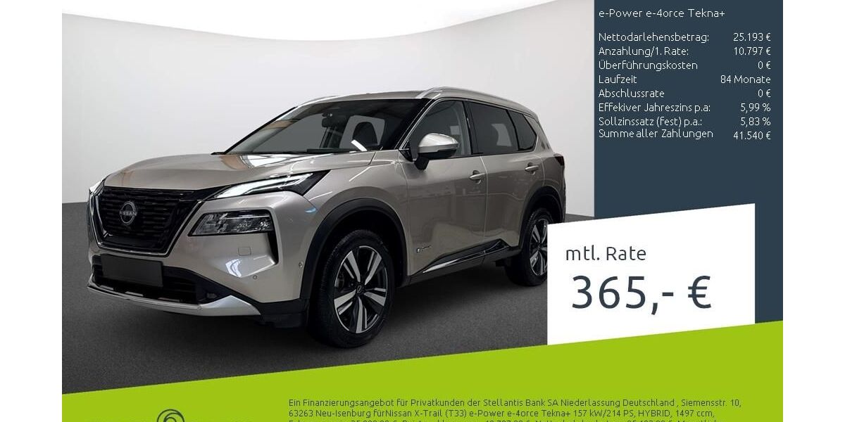 Nissan X-Trail 34.174 km 35.990 &euro; Dülmen 48249
