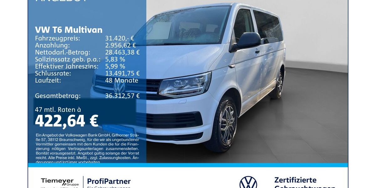 VW T6 Multivan 129.285 km 31.420 &euro; Recklinghausen 45663