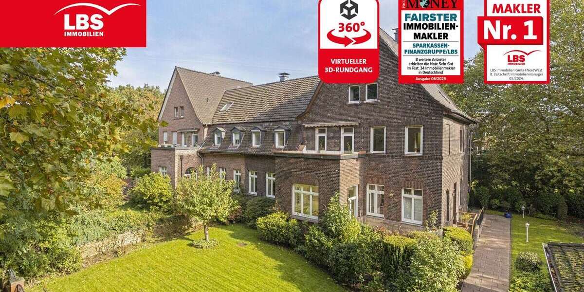 Etagenwohnung Oberhausen Alt-Oberhausen - 7.5 Zimmer, 214 m&sup2;, 420.000&euro; | Angebot:25750490