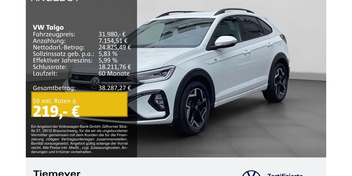 VW Taigo 2.999 km 31.980 &euro; Bochum 44892