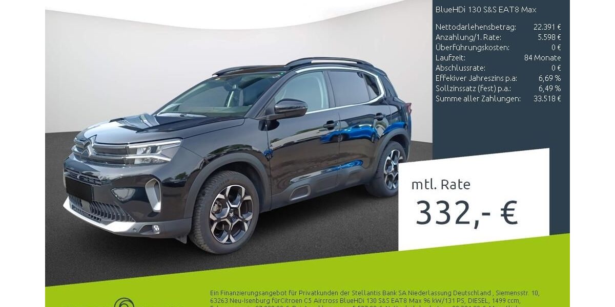 Citroen C5 Aircross 35.942 km 27.380 &euro; Dülmen 48249