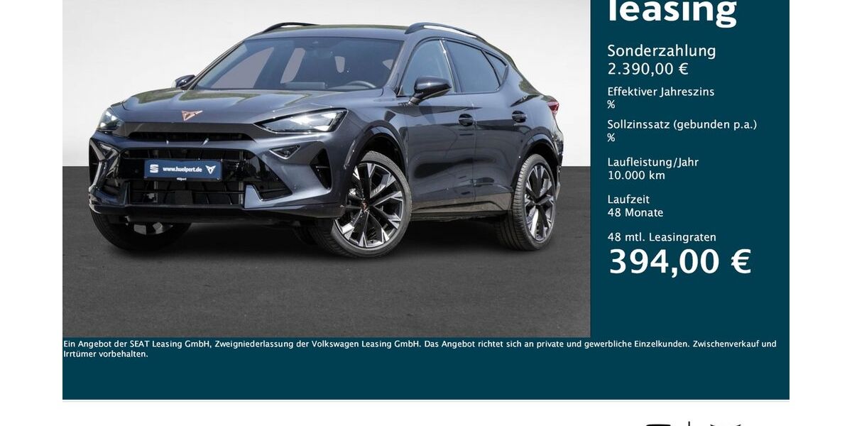 Cupra Formentor 1.990 km 42.865 &euro; Dortmund 44269