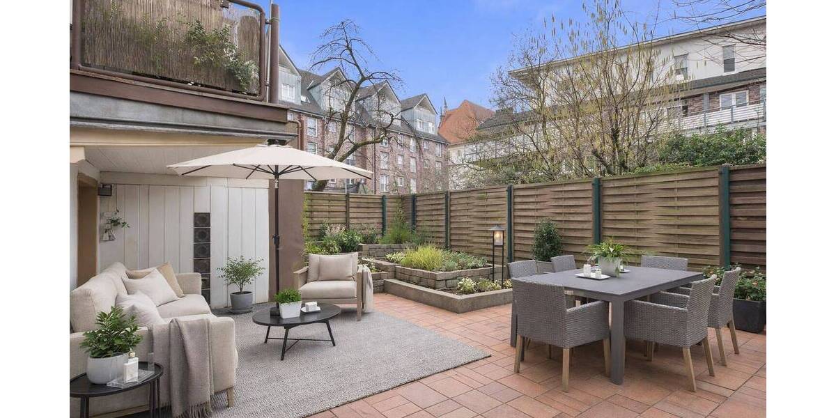 Terrassenwohnung Bottrop Stadtmitte - 2 Zimmer, 84 m&sup2;, 99.000&euro; | Angebot:26188415