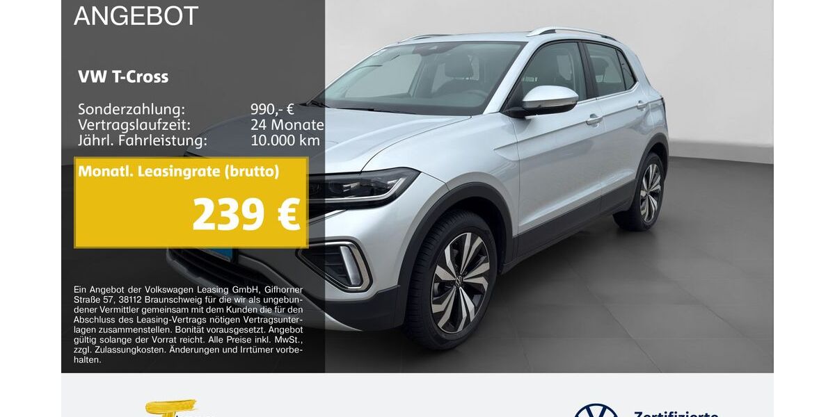 VW T-Cross 4.756 km 24.570 &euro; Dorsten 46282
