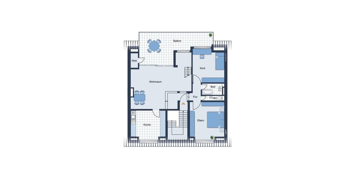 Etagenwohnung Essen Frohnhausen - 4 Zimmer, 118 m&sup2;, 225.000&euro; | Angebot:25999356