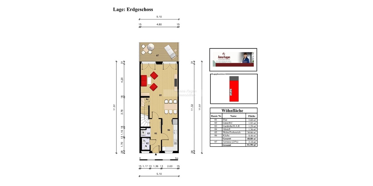 Familienfreundliches, modernes Reihenhaus in Benninghofen - Reihenhaus Dortmund Benninghofen | Angebot:26147326