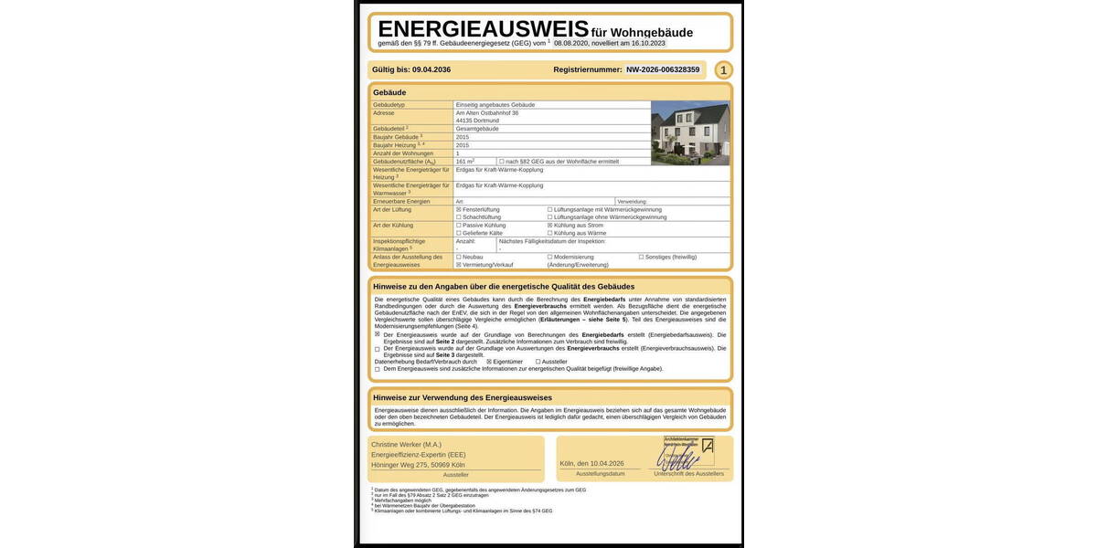 Doppelhaushälfte Dortmund Mitte - 6 Zimmer, 154 m&sup2;, 750.000&euro; | Angebot:26190413