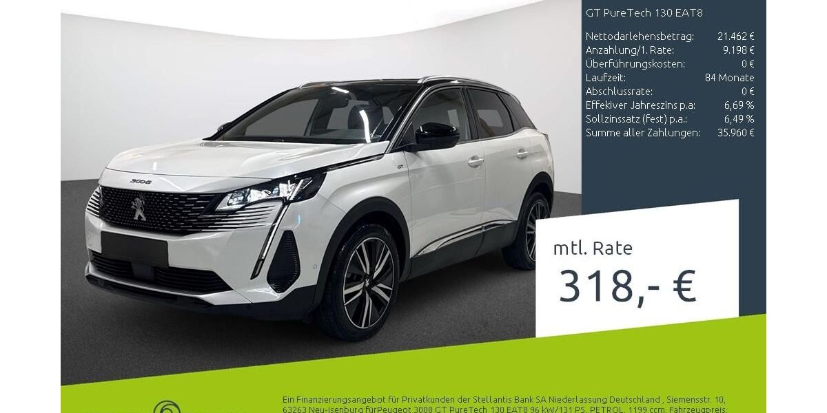 Peugeot 3008 21.553 km 29.989 &euro; Dülmen 48249